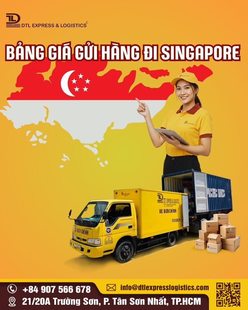 Bảng giá vận chuyển hàng đi Singapore – Tham khảo ngay