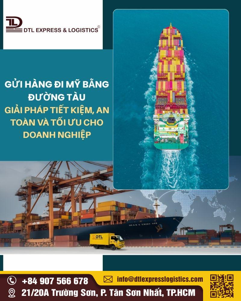Gửi hàng đi Mỹ bằng đường tàu – Giải pháp tiết kiệm, an toàn và tối ưu cho doanh nghiệp
