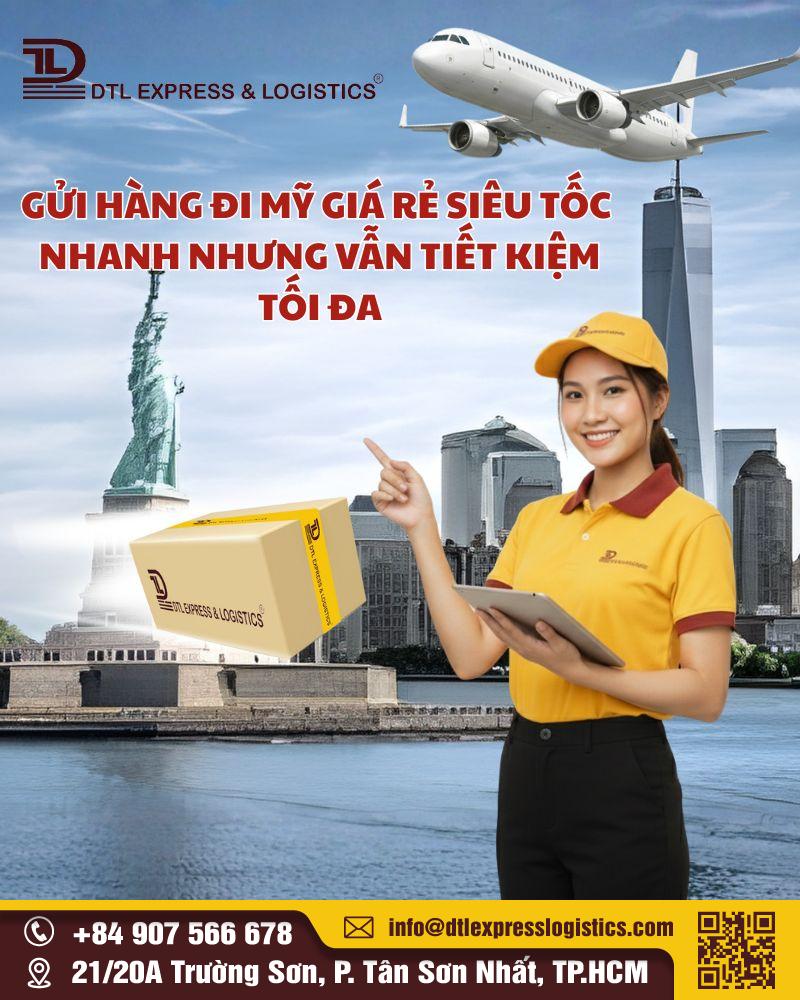 Gửi hàng đi Mỹ giá rẻ siêu tốc – Nhanh nhưng vẫn tiết kiệm tối đa