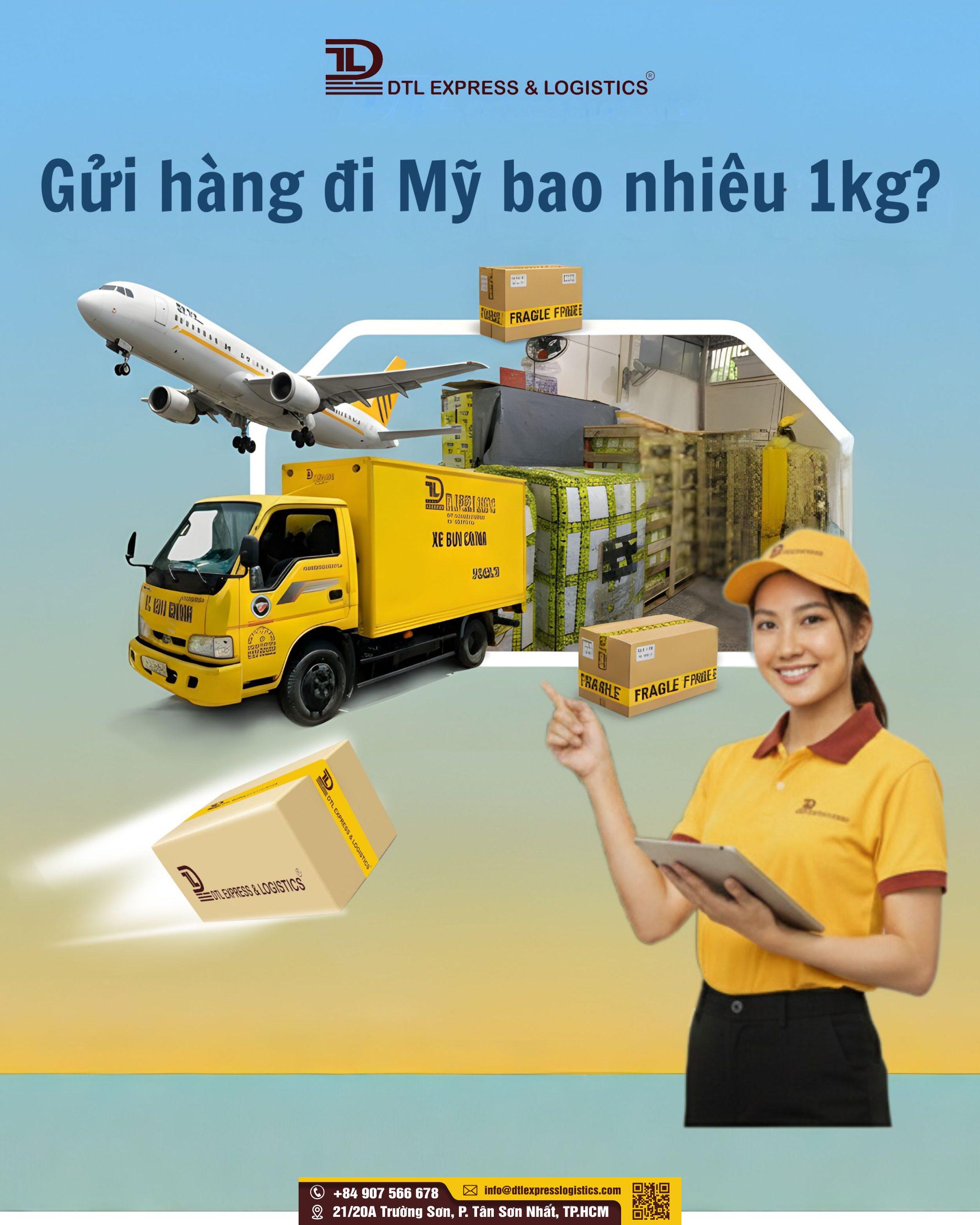 Gửi hàng đi Mỹ bao nhiêu 1kg? – Bảng giá, cách tính & mẹo tiết kiệm (Hướng dẫn chi tiết 2025)