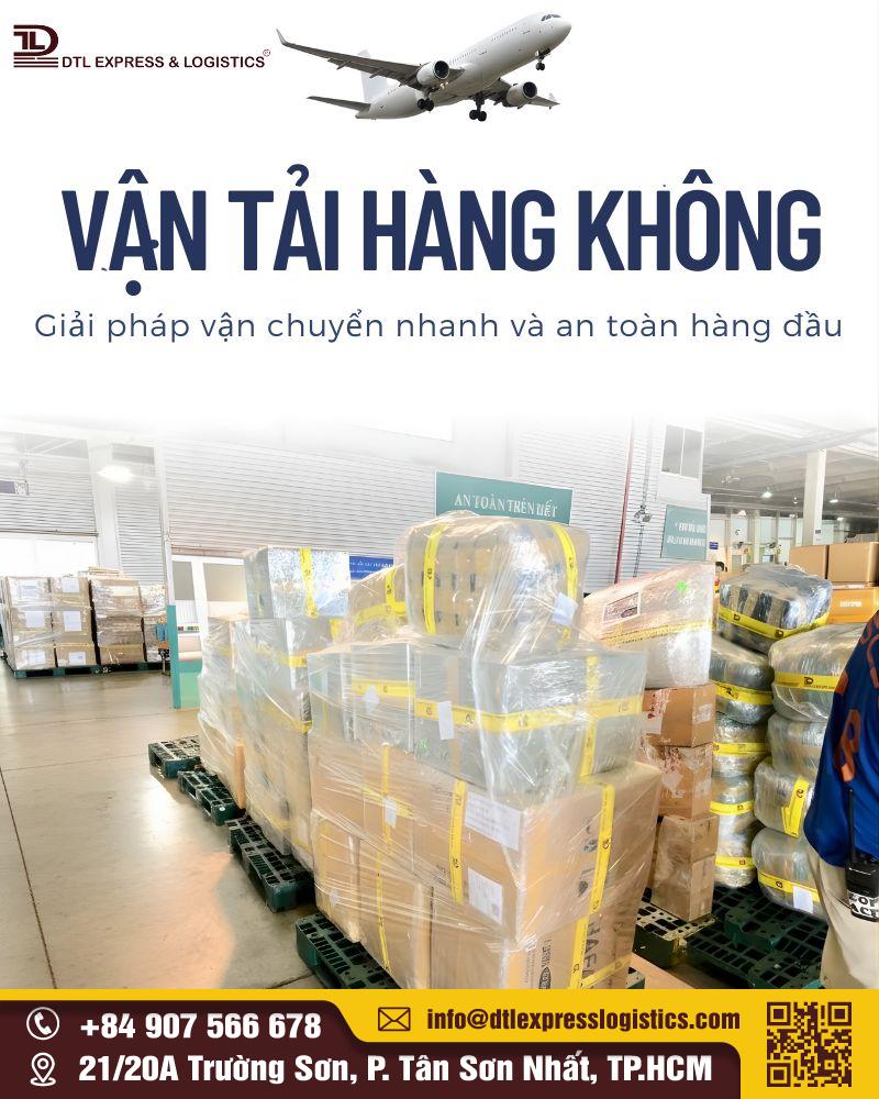 Vận tải hàng không – Giải pháp vận chuyển nhanh và an toàn hàng đầu