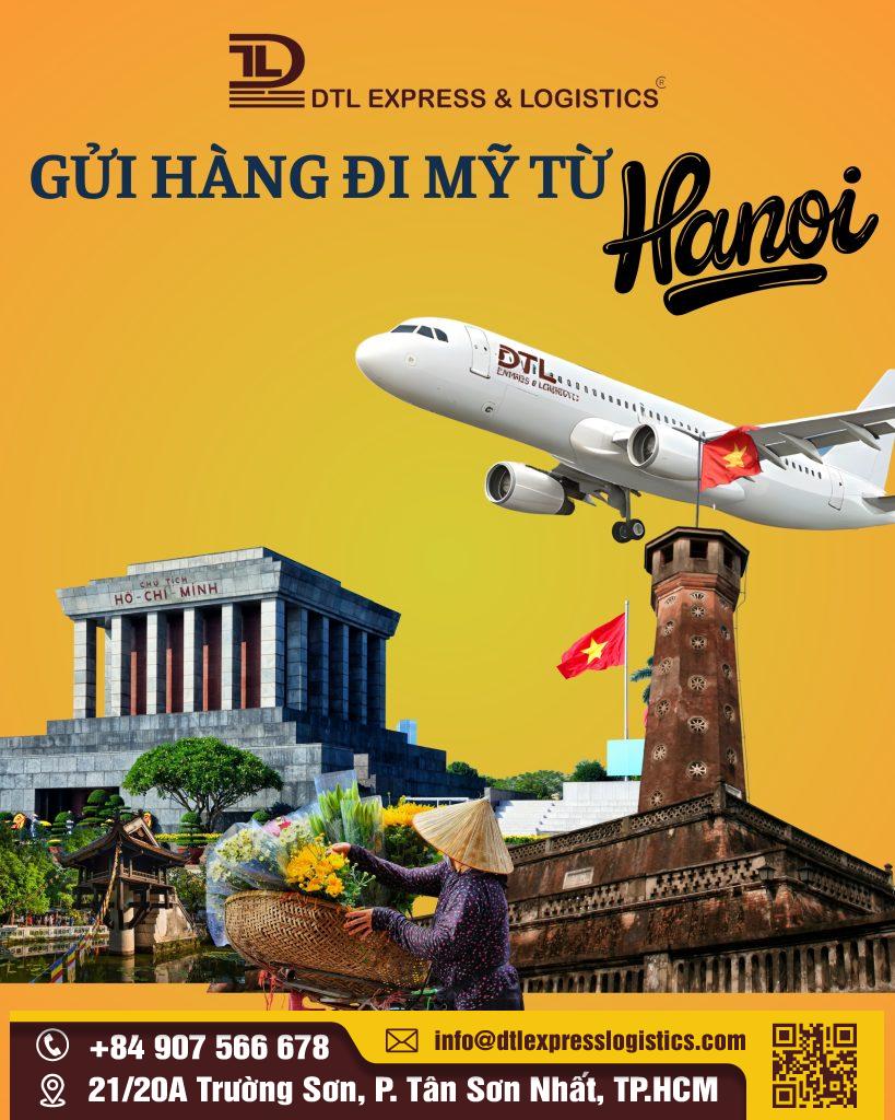 Gửi hàng đi Mỹ từ Hà Nội