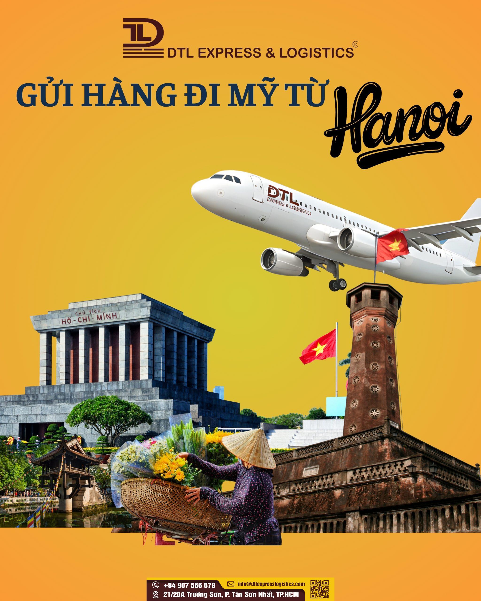 Gửi hàng đi Mỹ từ Hà Nội