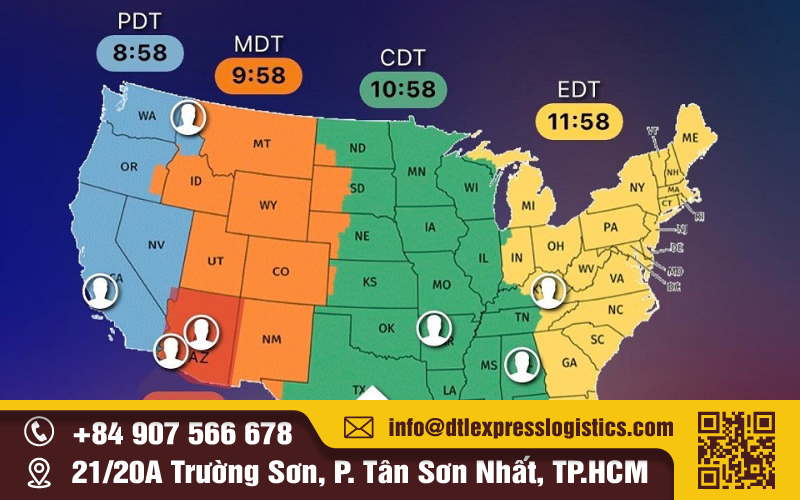 Xác định giờ Mỹ chính xác giúp liên lạc và làm việc thuận lợi